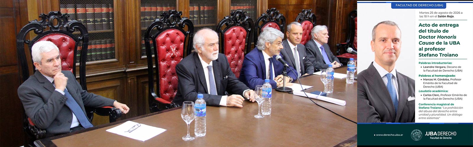 Stefano Troiano insignito del titolo di Doctor Honoris Causa dalla Universidad de Buenos Aires