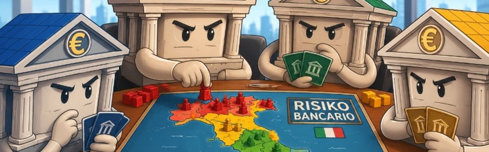 Il grande «risiko bancario» italiano: vantaggi e svantaggi dei matrimoni tra banche