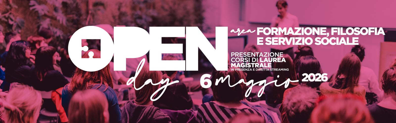 Open Day Formazione, Filosofia e Servizio Sociale