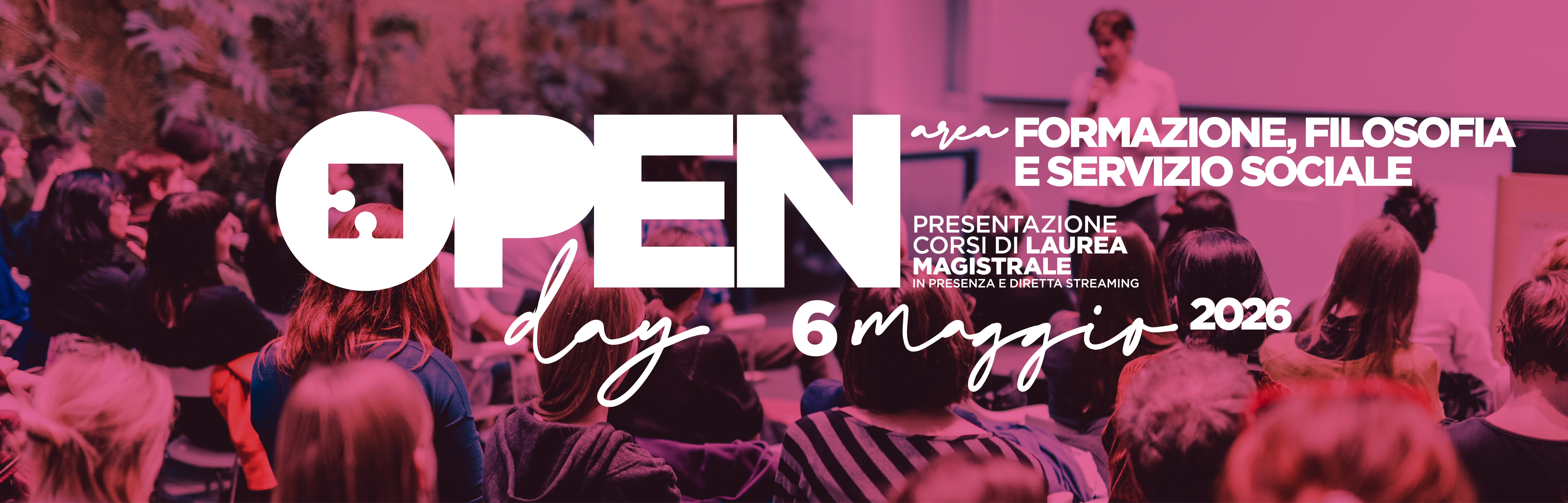 Open Day Formazione, Filosofia e Servizio Sociale