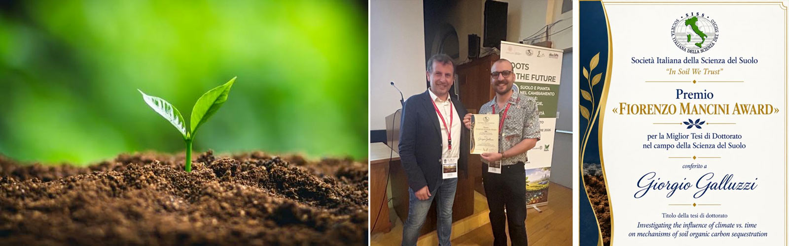 Premio per la miglior tesi di dottorato nelle scienze del suolo