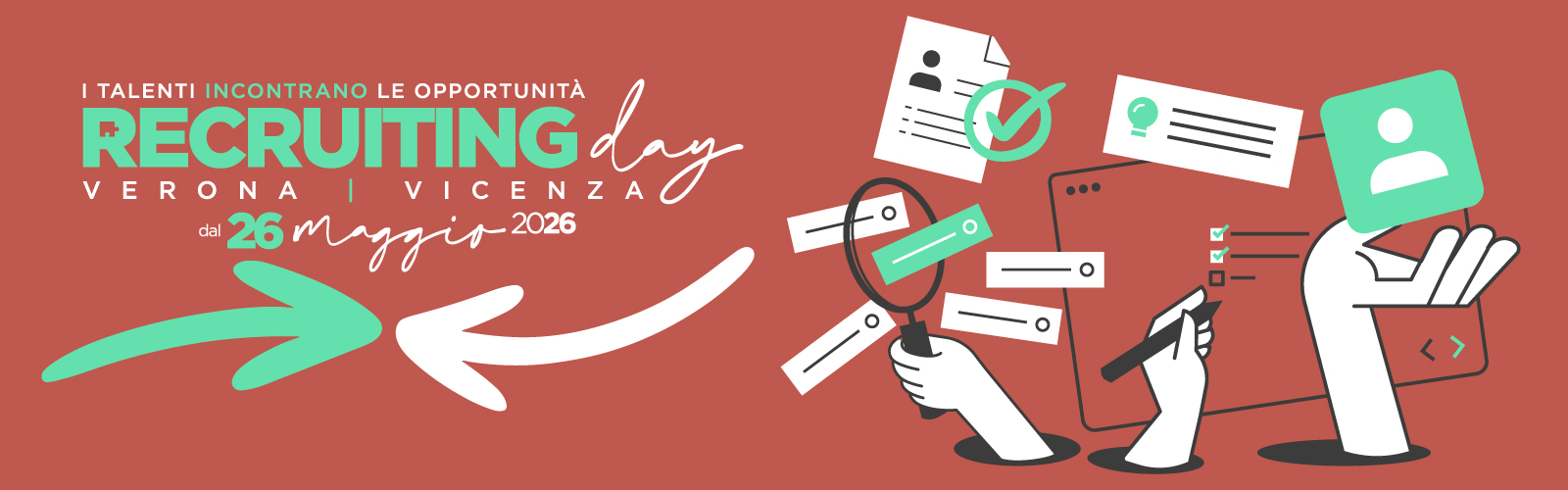 Recruiting Day Verona Vicenza: al via dal 26 maggio l’edizione primaverile online