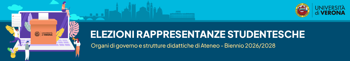 Elezioni per il rinnovo delle rappresentanze degli studenti, dei dottorandi e degli specializzandi negli organi di governo e nelle strutture didattiche di Ateneo per il biennio 2026/2028