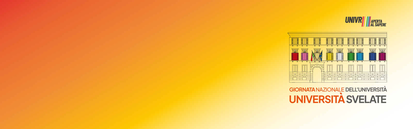 Giornata nazionale dell'università. Università svelate. Univr aperta al sapere. 19/23 marzo 2024