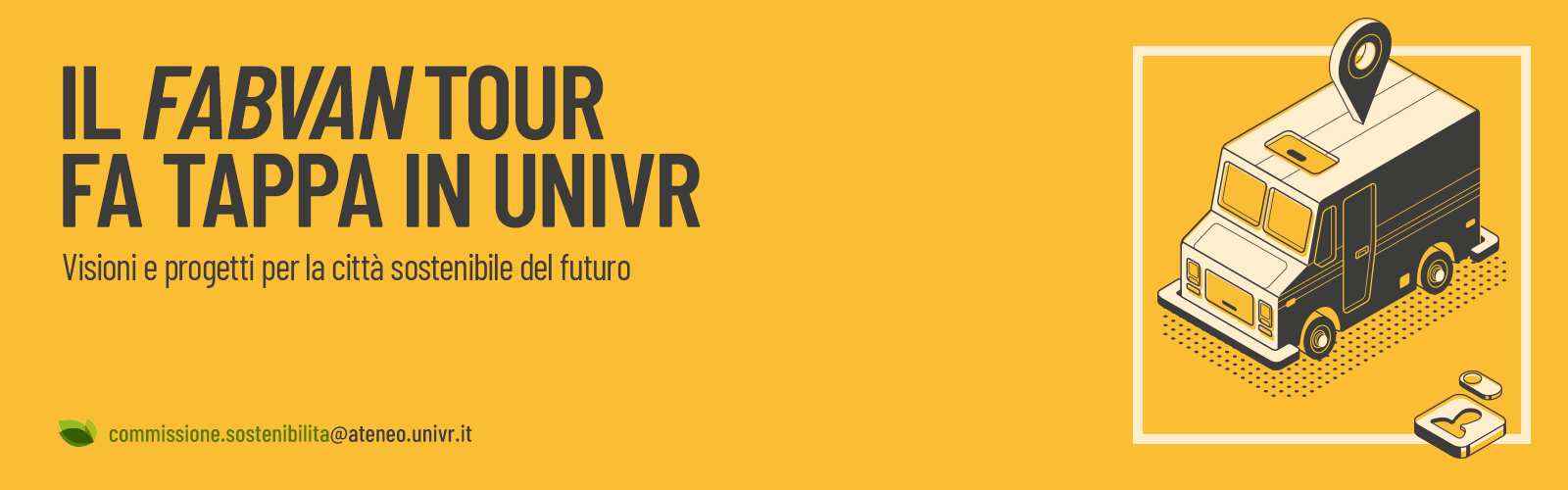 Il FabVan Tour fa tappa in UNIVR